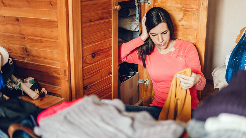 Spring cleaning; wardrobe